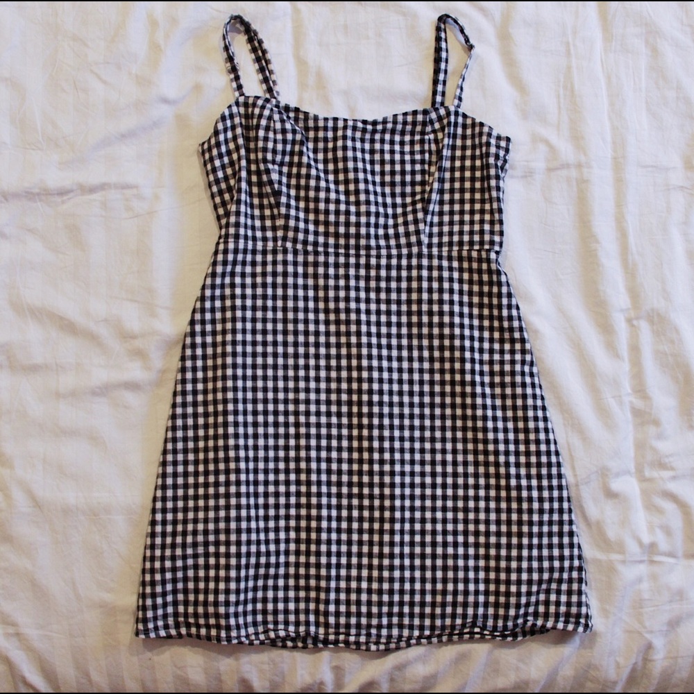 Honey Punch Gingham Cami Dress